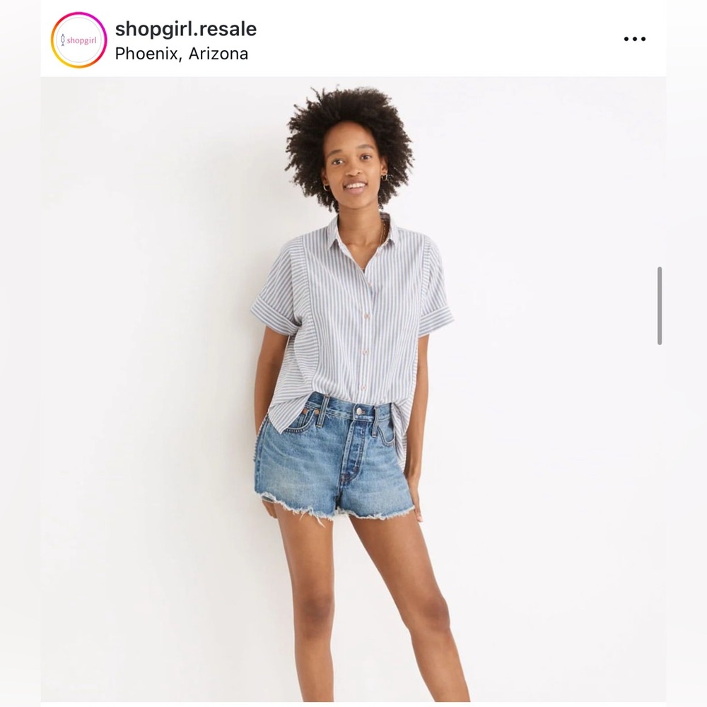 Madewell Relaxed‎ Denim Jean Shorts Size 23